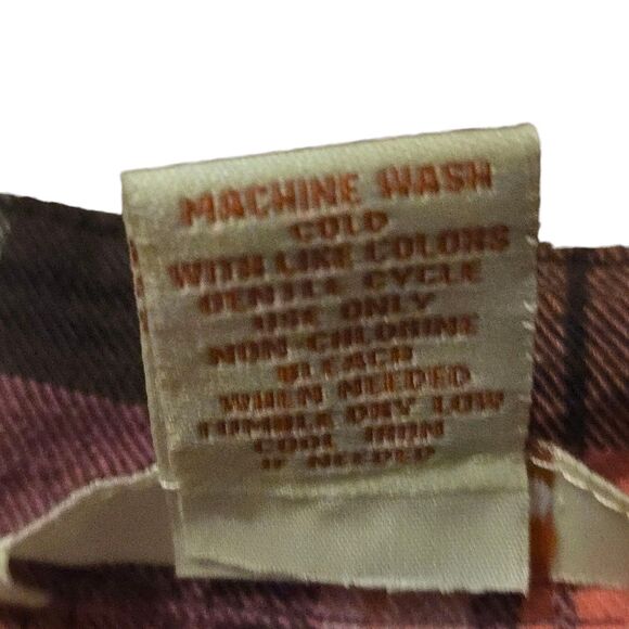 Sundance Tunic L Cotton Pink Plaid Preppy Fall Autumn Girly Grunge - Picture 5 of 8